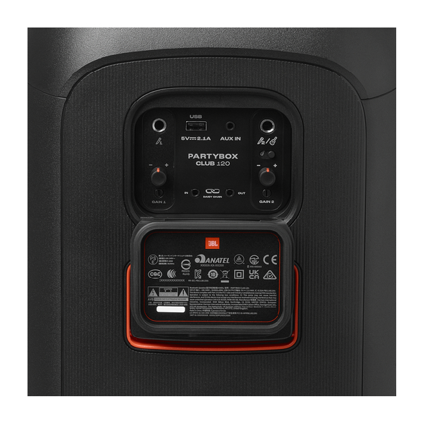 JBL Partybox Club 120 Bluetooth Portable Speaker With Karaoke  | Jbl| Image 5