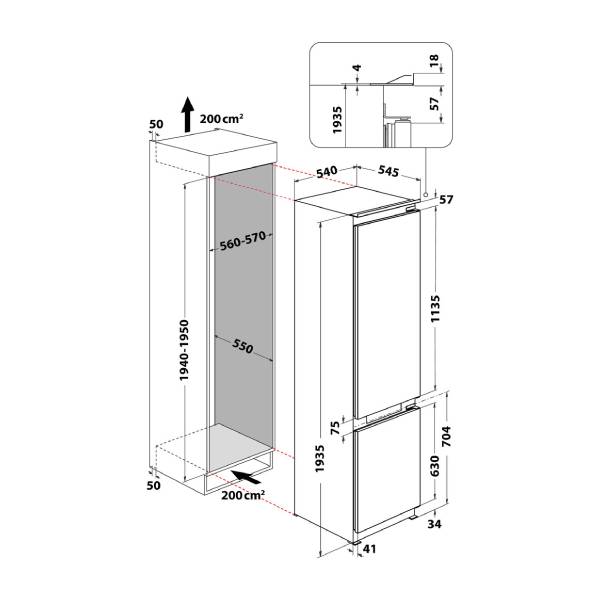 WHIRLPOOL 9W-WHC20T352 Refrigerator with Bottom Freezer, White | Whirlpool| Image 5