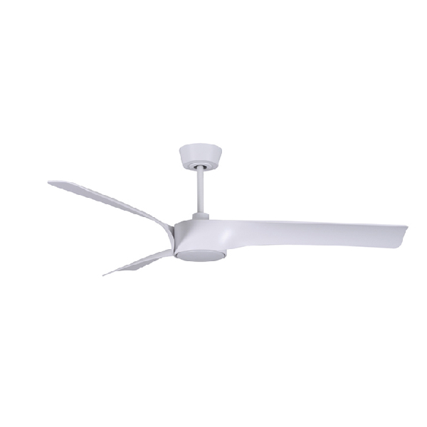 BAYSIDE 80213357 Line Ceiling Fan with Remote Control, White | Bayside