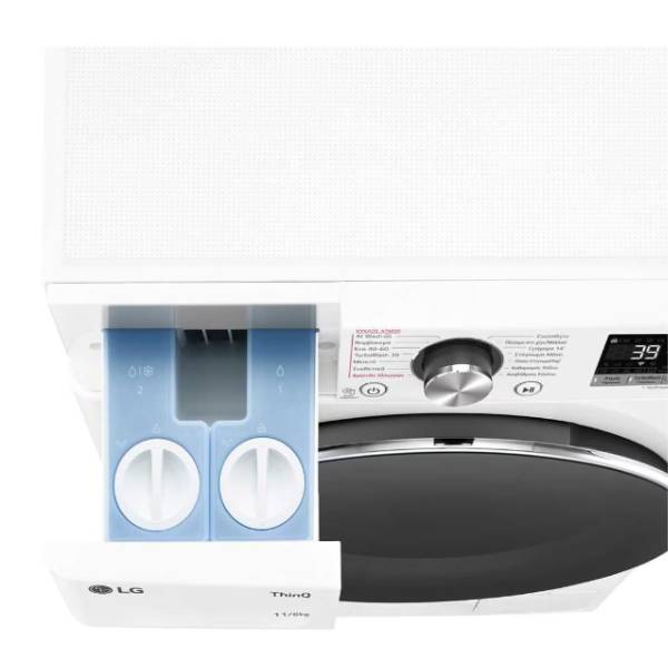 LG D4R7511TSWC Wi-Fi Washing Machine & Dryer 11/6KG, White | Lg| Image 3