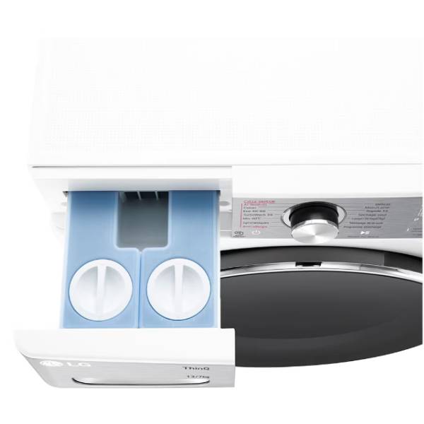LG D4R9513TPWC Wi-Fi Washing Machine & Dryer 13/7KG, White | Lg| Image 2