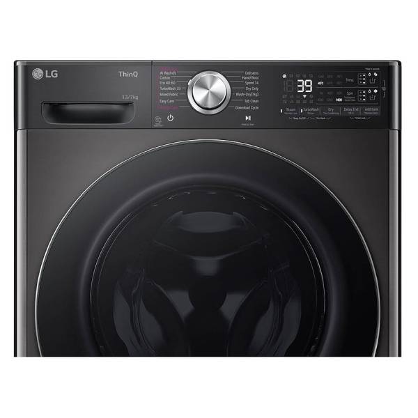 LG D4R9513TPBC Wi-Fi Washing Machine & Dryer 13/7KG, Black Inox | Lg| Image 3