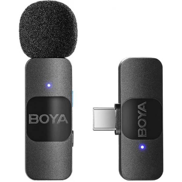 BOYA BOYA BY-V1 Wireless Microphone for Android Devices, Black