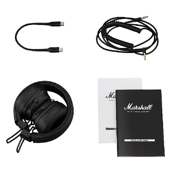 MARSHALL 1006832 Major V On-Ear Wireless Headphones, Black | Marshall| Image 4