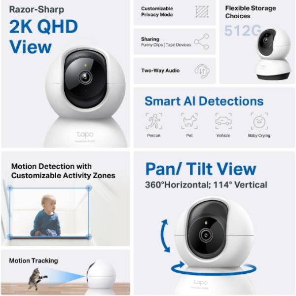 TP-LINK TAPO C220 Wi-Fi Security Camera | Tp-link| Image 3