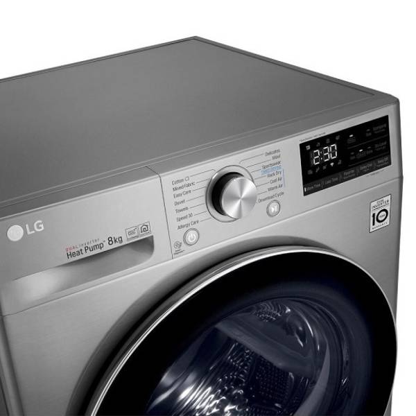 LG RC80V9EV2W Dryer 8kg, Ιnox | Lg| Image 3