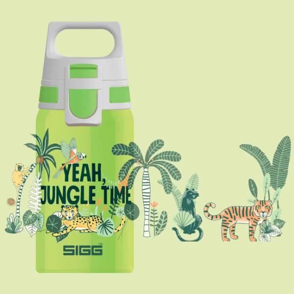 SIGG Shield One Water Bottle For Kids, Jungle  | Sigg| Image 2