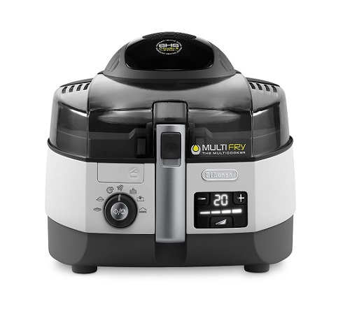 DELONGHI FH1394 Multi Cooker, White/Grey | Delonghi