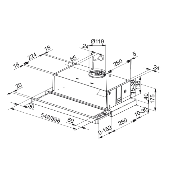 FRANKE FLEX ECO 60 Συρόμενος Απορροφητήρας | Franke| Image 4