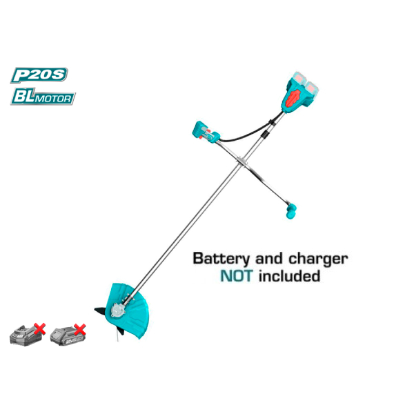 TOTAL TOT-TSTLI20018 Cordless Brush Cutter Solo 40V