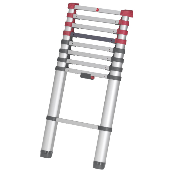 HAILO T80 FlexLine Telescopic Aluminium Ladder 9 Steps | Hailo