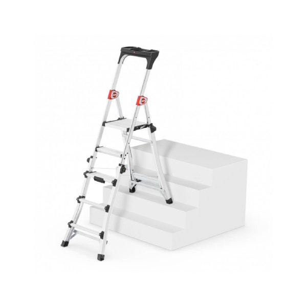 HAILO TL100 TopLine Telescopic Aluminium Ladder 3-4-5 Steps  | Hailo