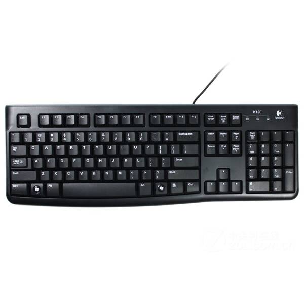 LOGITECH K120 UK Wired Keyboard, Black | Logitech