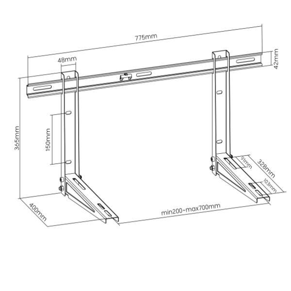 SUPERIOR Air Fix Pro Air Conditioner Unit Wall Bracket | Superior| Image 2