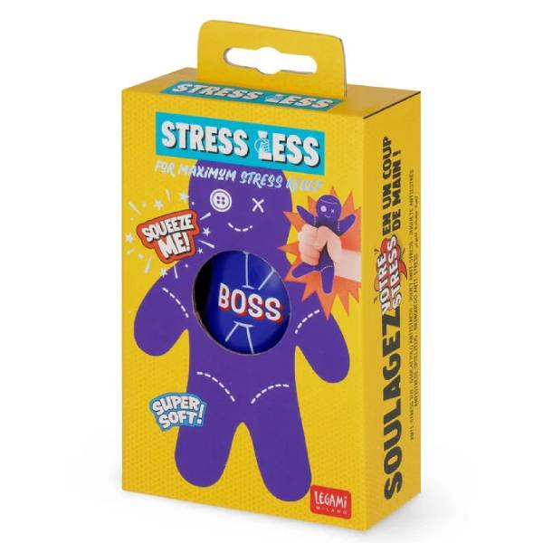 LEGAMI SQI0006 Μπάλα Κατά του Στρες, Stress Less Boss | Legami| Image 3