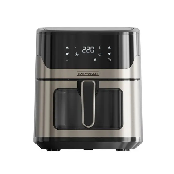 BLACK & DECKER BXAF6500E Air Fryer, Silver | Black-decker