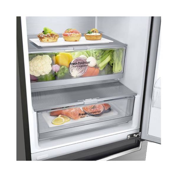 LG GBB72PZVGN Refrigerator with Botttom Freezer, Inox | Lg| Image 3