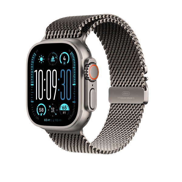 APPLE Smartwatch Ultra 2 GPS + Cellular 49mm Black Titanium Case with Black Trail Loop - Medium/Large | Apple| Image 2