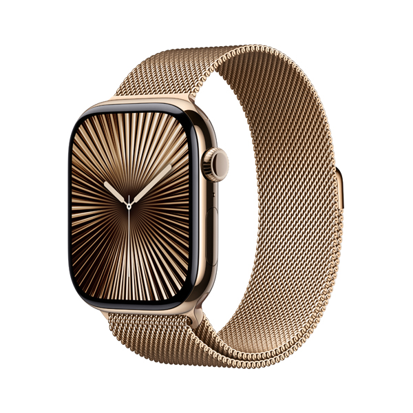 APPLE Smartwatch Series 10 GPS + Cell 46mm, Natural Titanium with Natural Milanese Loop, S/M | Apple| Image 2