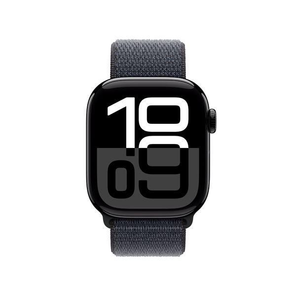 APPLE Smartwatch Series 10 GPS + Cell 46mm, Jet Μαύρο Aluminium με Ink Sport Λουράκι