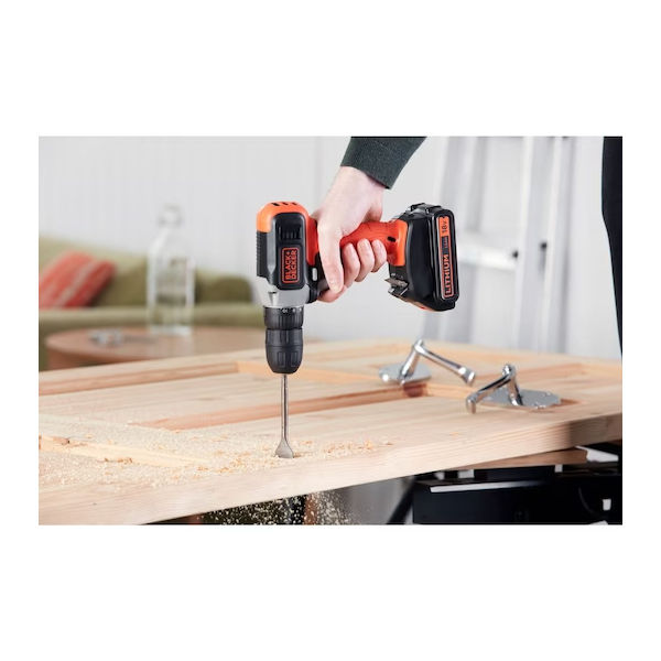 BLACK & DECKER BCD001C1 Cordless Drill Driver 18V, 1X1.5 Ah | Black-decker| Image 3