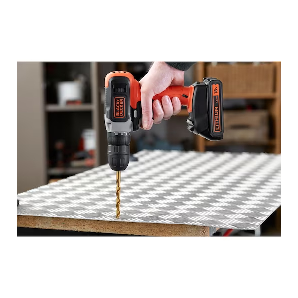 BLACK & DECKER BCD001C1 Cordless Drill Driver 18V, 1X1.5 Ah | Black-decker| Image 4