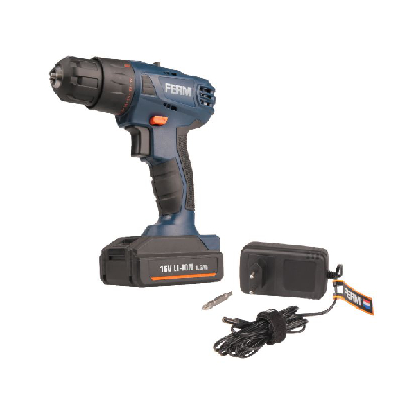 FERM CDM1134 Cordless Drill Driver 16V, 1X1.5 Ah | Ferm| Image 3