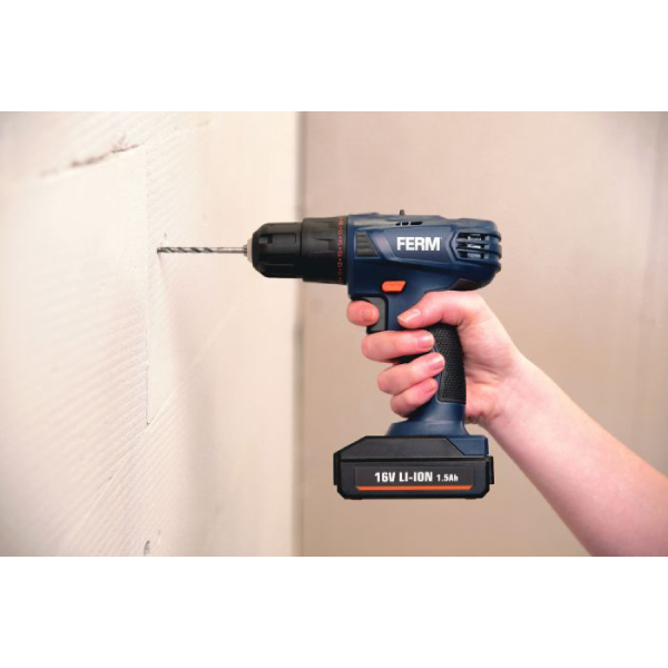 FERM CDM1134 Cordless Drill Driver 16V, 1X1.5 Ah | Ferm| Image 5