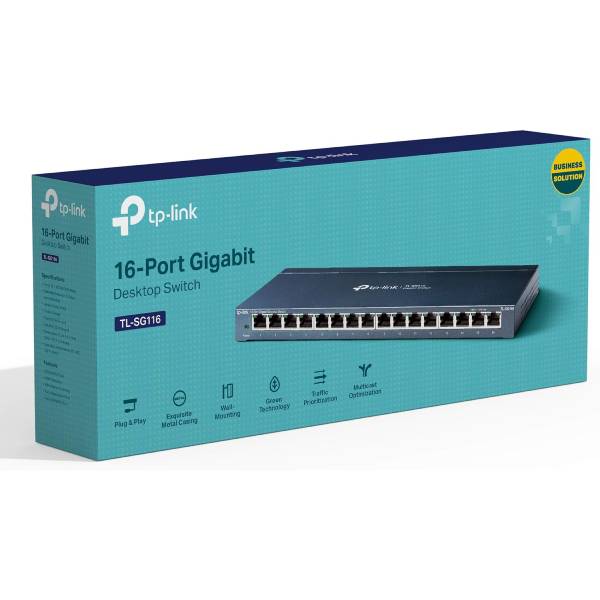 TP-LINK TL-SG116 Fast Ethernet Desktop Switch, 16 Ports  | Tp-link| Image 2