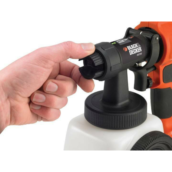 BLACK & DECKER HVLP200-QS Electric Paint Spray Gun 400W | Black-decker| Image 5