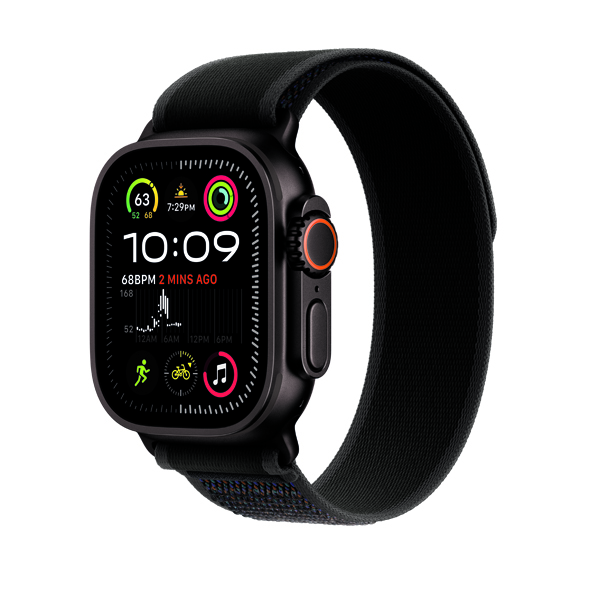 APPLE Smartwatch Ultra 2 GPS + Cell.  49mm, Μαύρο Titanium με Μαύρο Trail Loop - Small/Medium | Apple| Image 2