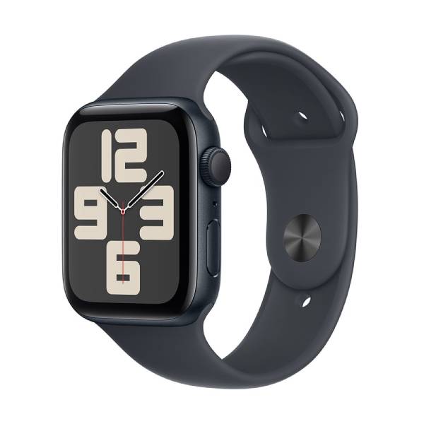 APPLE Smartwatch Watch SE GPS 40mm, Midnight Αλουμίνιο με Midnight Αθλητικό Λουράκι - S/M