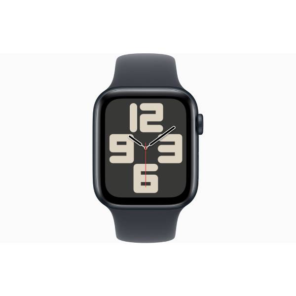 Apple Smartwatch SE GPS 44mm, Midnight Αλουμίνιο με Midnight Αθλητικό Λουράκι - Small/Medium | Apple| Image 2