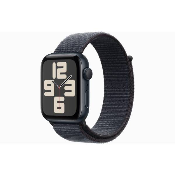 APPLE Smartwatch SE GPS 44mm, Midnight Aluminium Case with Ink Sport Loop