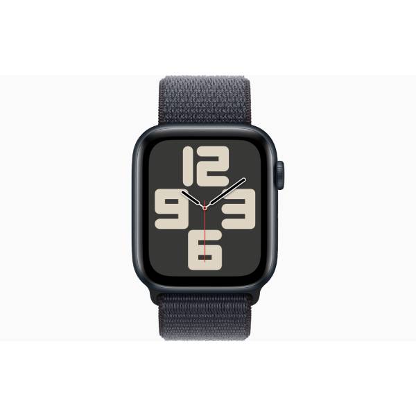 APPLE Smartwatch SE GPS 44mm, Midnight Αλουμίνιο με Ink Αθλητικό Λουράκι Loop | Apple| Image 2