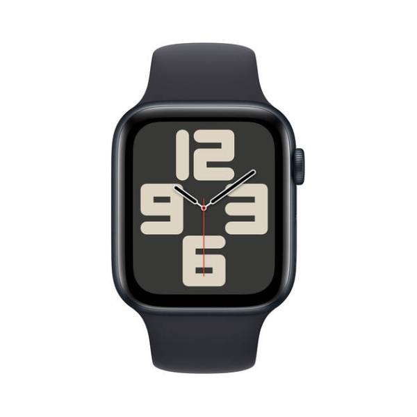 APPLE Watch SE GPS + Cellular 44mm, Midnight Aluminium με Midnight Sport Λουράκι, S/M