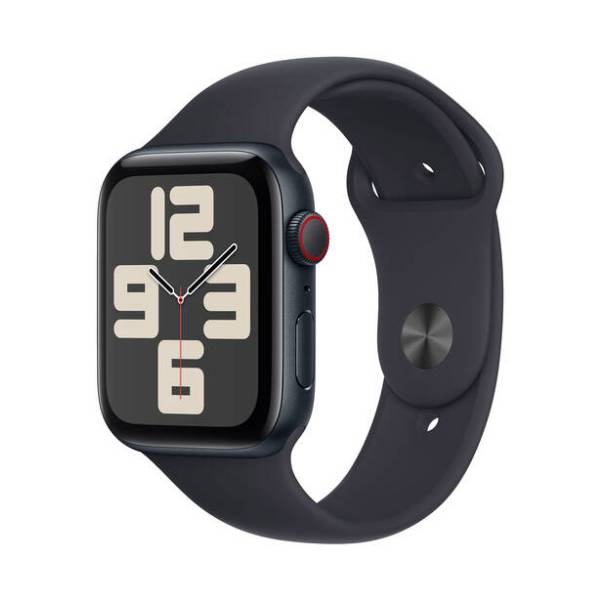 APPLE Watch SE GPS + Cellular 44mm, Midnight Aluminium με Midnight Sport Λουράκι, S/M | Apple| Image 2