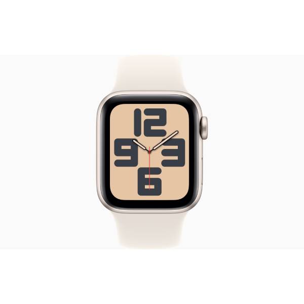 APPLE Smartwatch SE GPS+Cel. 44mm, Starlight Αλουμίνιο με Starlight Αθλητικό Λουράκι - Medium/Large | Apple| Image 2