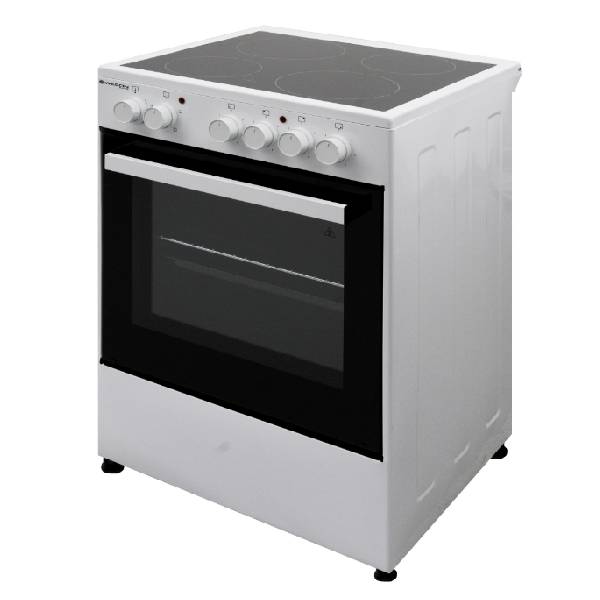 WILSON WC66VITRO4B4W Free-Standing eramic Cooker, White  | Wilson| Image 2