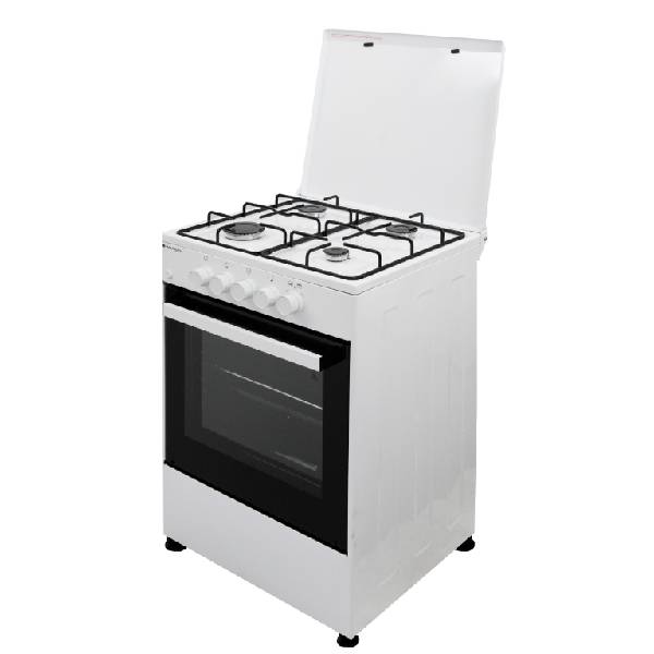 WILSON WC664GFEB4W Free-Standing Gas Cooker with Electric Oven, White  | Wilson| Image 2