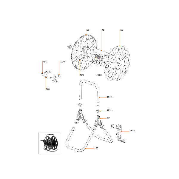 CLABER CLA8850 Watering Hose Reel | Claber| Image 2