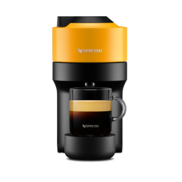 NESPRESSO Vertuo Pop Capsule Coffee Machine, Mango Yellow