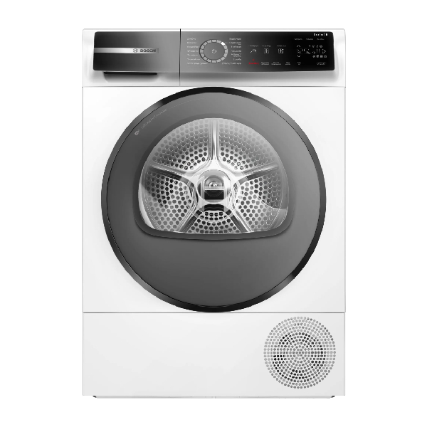 BOSCH WQB245B8GR Σειρά 8 Στεγνωτήριο Ρούχων με Αντλία Θερμότητας 9 kg, Άσπρο | Bosch