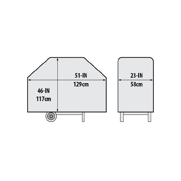 BROIL KING 67470 Κάλυμμα Ψησταριάς 129x58x117 cm | Broil-king| Image 4