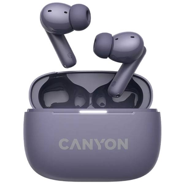 CANYON OnGo 10 ANC True Wireless Ακουστικά, Μωβ