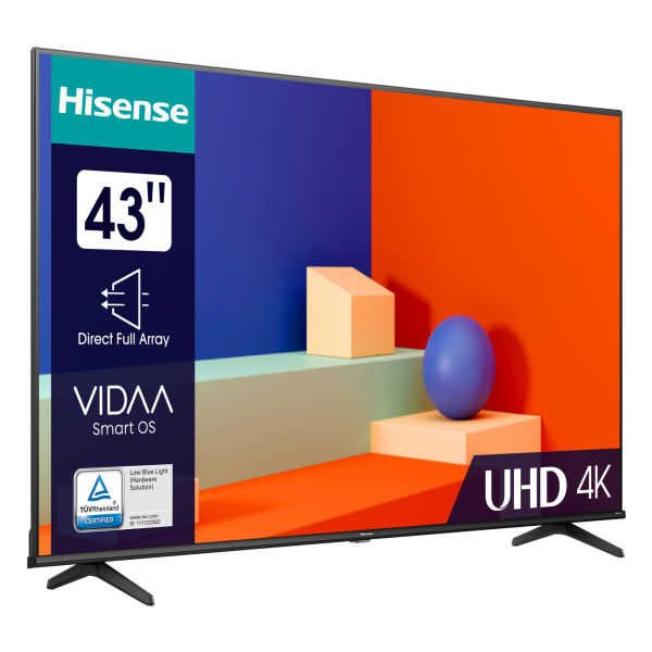 HISENSE 43A6 LED 4K UHD Smart Τηλεόραση, 43" | Hisense| Image 2