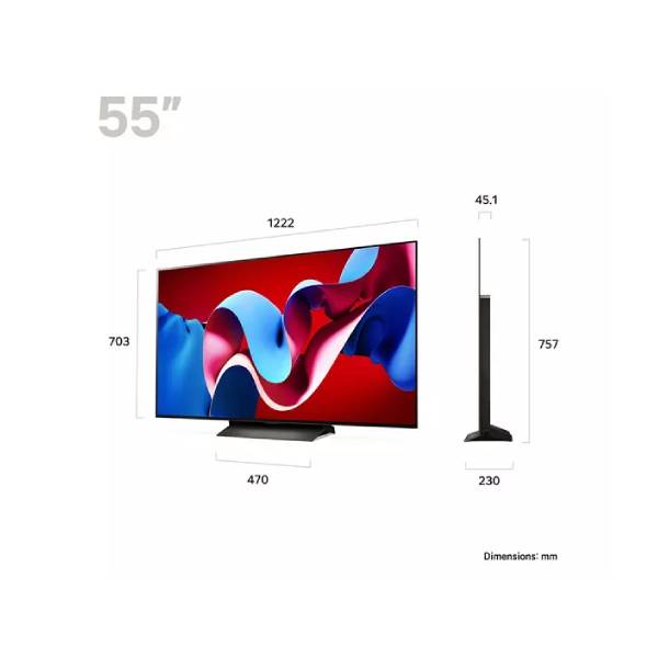 LG OLED55C46LA OLED Evo AI C4 4K Smart Τηλεόραση, 55" | Lg| Image 2