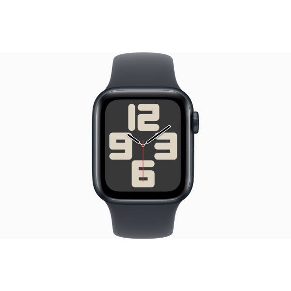 APPLE Smartwatch SE GPS + Cell. 40mm, Midnight Αλουμίνιο με Midnight Αθλητικό Λουράκι - Medium/Large | Apple| Image 2