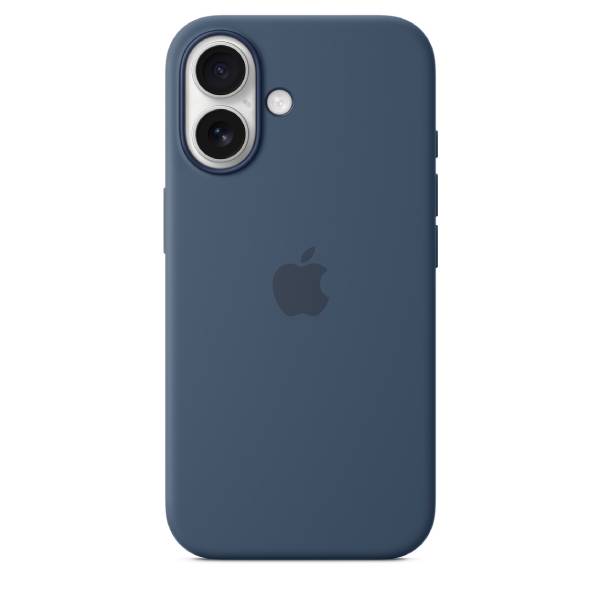 APPLE Θήκη Σιλικόνης Με MagSafe Για iPhone 16 Smartphone, Denim Μπλε | Apple| Image 4