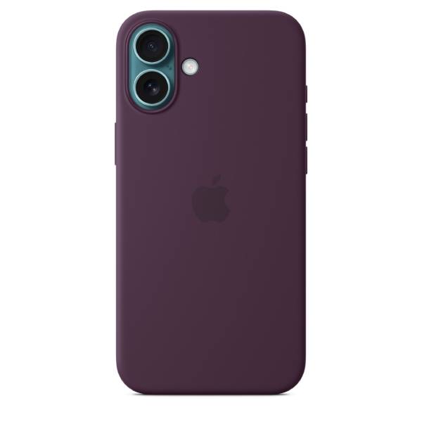 APPLE Θήκη Σιλικόνης Με MagSafe Για iPhone 16 Plus Smartphone, Plum Μωβ | Apple| Image 2